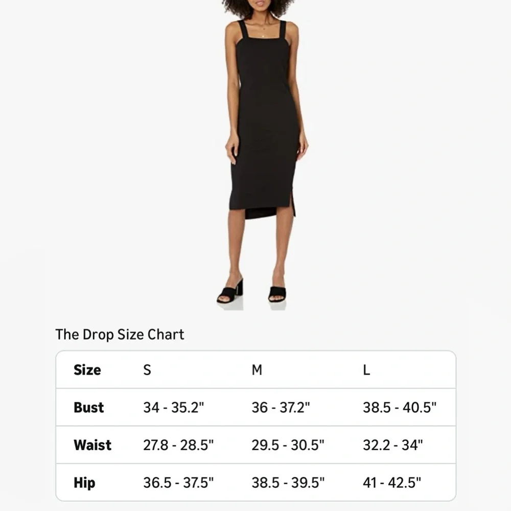 The Drop NWT Women's Amelia Midi Tank Dress - Picture 6 of 10